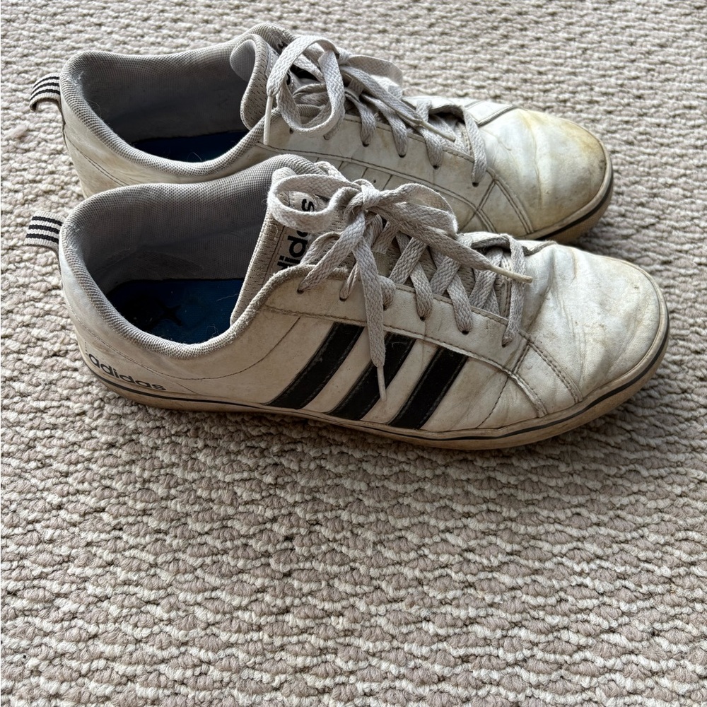 Adidas Men's Classic White and Black Sneakers